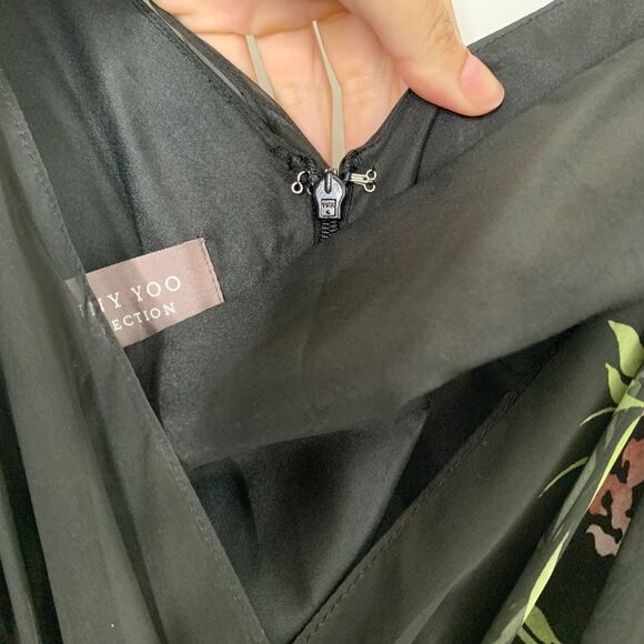 Jenny Yoo Cassie Flutter Sleeve Surplice Eden Gown Maxi Dress Womens Size 0 - Picture 10 of 16